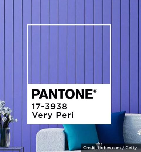 Very Peri, Pantone 2022 Colour of the Year