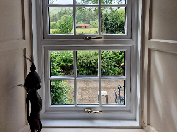 White UPVC Window