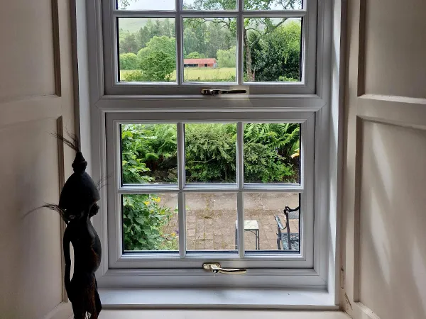 White UPVC Window