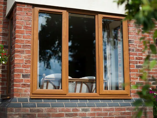 Oak Extreme UPVC Windows