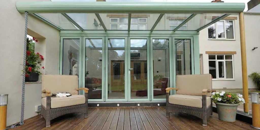 Glass Extension with Bi-Folding Doors