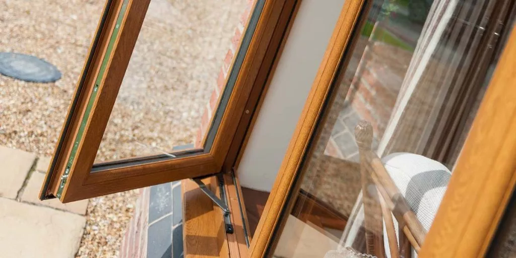 Golden Oak UPVC Windows