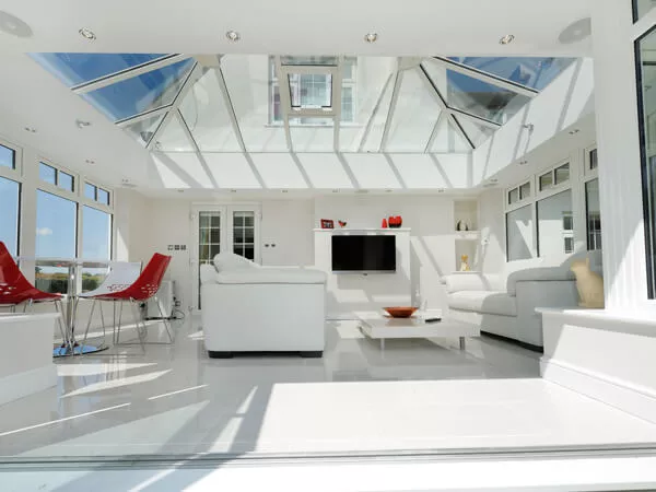 Lantern Roof Orangery with Bi-Folds